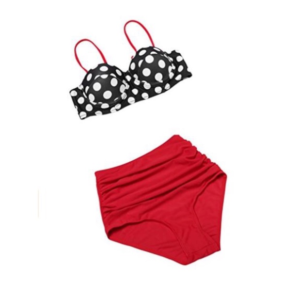 Other - Polka dot vintage inspired bikini